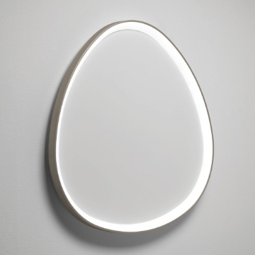 Immagine di Grande Plafoniera Lifering Vivida 81cm Sabbia Led 60w CCT Dimmerabile