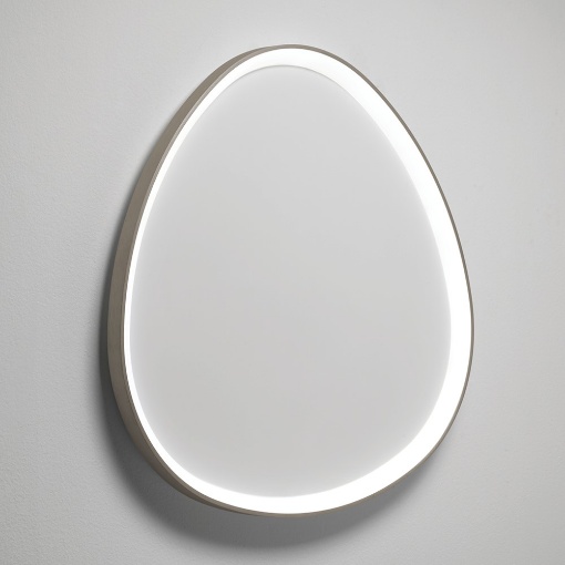 Immagine di Grande Plafoniera Lifering Vivida 81cm Sabbia Led 60w CCT Dimmerabile