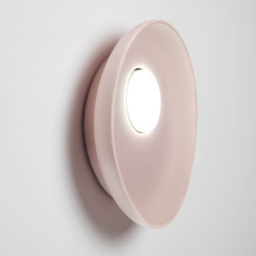 Immagine di Applique Plafoniera Plettro Ceramica Rosa Led Gx53 Reloaux Vivida