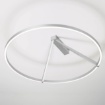 Immagine di Plafoniera Vivida Meridiana 80cm Grande Anello Led Dimmerabile 51w 3000k 4000k