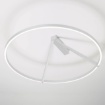 Immagine di Plafoniera Vivida Meridiana 80cm Grande Anello Led Dimmerabile 51w 3000k 4000k