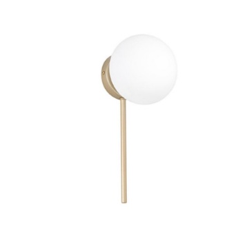 Immagine di Applique Bacchetta Metallo Con Sfera Vetro 1xE14 Jewel Ondaluce