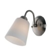 Immagine di Lampada Da Parete Nichel Con Vetro Bianco Cono 1162 Fan Europe