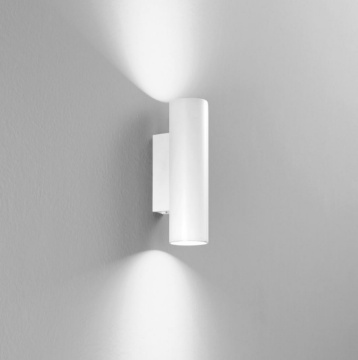 Immagine di Applique Cilindro Bianco Biemissione GU10 Mini Duduk Fan Europe