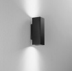Immagine di Applique Quadrata Nera GU10 Mini Luce Sopra Sotto Duduk Fan Europe