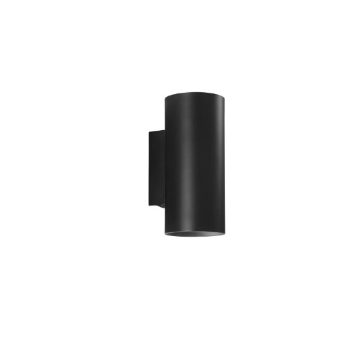 Immagine di Applique Biemissione Per Interni Cilindro Nero GU10 Duduk Fan Europe