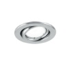 Immagine di Faretto Da Incasso Tondo Orientabile D.10 cm GU10 Led 6w Cromo
