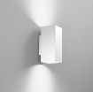 Immagine di Applique Parallelepipedo Bianco Moderno Luce Sopra Sotto GU10 Duduk Fan Europe
