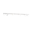 Immagine di Plafoniera A Binario Bianca 115cm Con 6 Faretti Led Orientabili Gx53 Edra Top Light