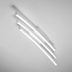 Immagine di Plafoniera Bow Vivida 80cm Bacchette Led 36w Switch 3000k-4000k