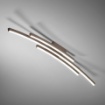 Immagine di Plafoniera Design Curvo Bacchette Led 48w Switch 3000k-4000k 120cm Bow Vivida