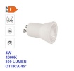 Immagine di Lampadina GU10 Mini LED 4w 4000k Luce Naturale Ottica 45°