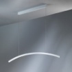 Immagine di Sospensione Curva Da Tavolo Moderna Led 30w Switch 3000k-4000k Bow Vivida