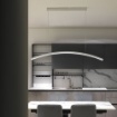 Immagine di Sospensione Curva Da Tavolo Moderna Led 30w Switch 3000k-4000k Bow Vivida