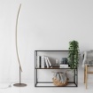 Immagine di Lampada Da Terra Vivida Bow Piantana Led 24W 3000K Design Curvo