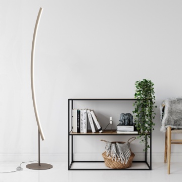 Immagine di Lampada Da Terra Vivida Bow Piantana Led 24W 3000K Design Curvo