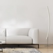 Immagine di Lampada Da Terra Vivida Bow Piantana Led 24W 3000K Design Curvo