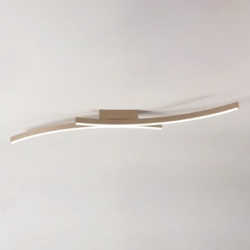 Immagine di Plafoniera Hyperbola Vivida Design Ondulato Led 40w Switch 3000k-4000k
