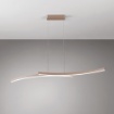 Immagine di Lampadario Vivida Design Ondulato Hyperbola Led CCT 30w 3000k 4000k