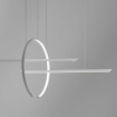 Immagine di Lampadario Vivida Design Geometrico In&out Led 50w 3000k 4000k Per Soggiorno