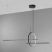 Immagine di Lampadario Vivida Design Geometrico In&out Led 50w 3000k 4000k Per Soggiorno