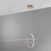 Immagine di Lampadario Vivida Design Geometrico In&out Led 50w 3000k 4000k Per Soggiorno