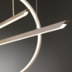 Immagine di Lampadario Vivida Design Geometrico In&out Led 50w 3000k 4000k Per Soggiorno