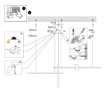 Immagine di Lampadario Vivida Design Geometrico In&out Led 50w 3000k 4000k Per Soggiorno