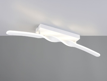 Immagine di Lampada Soffitto Trio Lighting Ginko Led 18w 4000k Design Moderno Bianco 