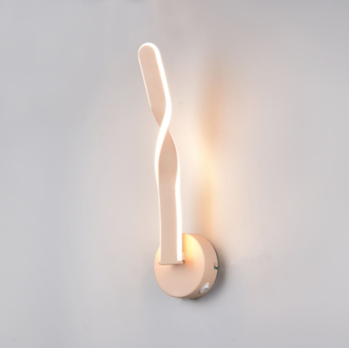 Immagine di Applique Per Comodini Design Ginko Trio Lighting Sabbia Led 11w 3000k Con Pulsante