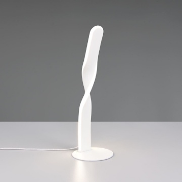 Immagine di Lampada Da Comodino Led 4000k Stile Moderno Bianco Ginko Trio Lighting