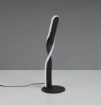 Immagine di Abat-jour Design Attorcigliato Nero Led 3000k Ginko Trio Lighting