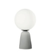 Immagine di Abat-jour Rock Ondaluce Lampada Cemento Sfera Vetro Bianco Per Camera Da Letto