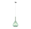 Immagine di Sospensione Pendente Isola Cucina Ampolla Vetro Colorato Kona Top Light