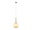 Immagine di Sospensione Pendente Isola Cucina Ampolla Vetro Colorato Kona Top Light