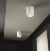 Immagine di Faretto Da Soffitto In Gesso Cilindro Orientabile GU10 Polka Ondaluce