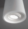 Immagine di Faretto Da Soffitto In Gesso Cilindro Orientabile GU10 Polka Ondaluce