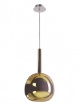 Immagine di Sospensione In Vetro Colorato Rotondo Pendente Per Comodini 1xE27 Tresor Smarter