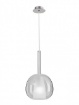 Immagine di Sospensione In Vetro Colorato Rotondo Pendente Per Comodini 1xE27 Tresor Smarter