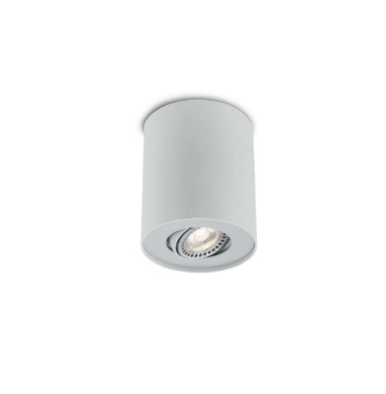 Immagine di Faretto GU10 Cilindro Spot Bianco Da Soffitto Ottica Orientabile 102mm Kato Smarter