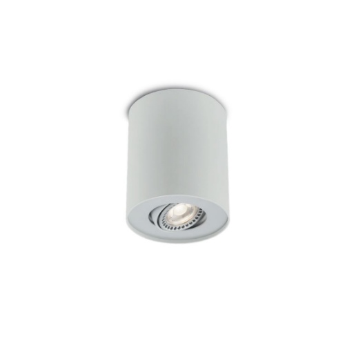 Immagine di Faretto GU10 Cilindro Spot Bianco Da Soffitto Ottica Orientabile 102mm Kato Smarter