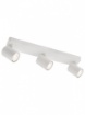 Immagine di Plafoniera Lampada Da Soffitto Con 3 Faretti GU10 Orientabili Bianco/Nero Cameo Smarter