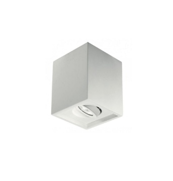 Immagine di Faretto Cubo Di Gesso Orientabile Da Soffitto GU10 Sirta Ondaluce