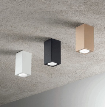 Immagine di Lampada Squadrata Faretto Da Soffitto GU10 Aloa Ondaluce