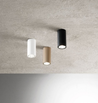 Immagine di Faretto Da Soffitto Filo Ondaluce Spot Cilindrico Senza Incasso 1xGU10 