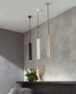 Immagine di Lampadario Cilindro Sospeso Per Isola Cucina 40cm 1xGU10 Filo Ondaluce