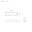 Immagine di Applique Design Hantera Vivida Magenta Biemissione Led Switch Dimmerabile