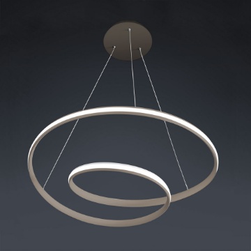 Immagine di Lampadario A Sospensione Per Soggiorno Vivida Circuit Led 3000k-4000k Dimmerabile