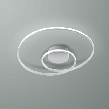 Immagine di Plafoniera Design Curvato Vivida Circuit Led 40w Dimmerabile 3000k 4000k