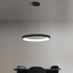 Immagine di Lampadario Circolare 80cm Per Tavolo Inner-R Vivida Led Dimmerabile 3000k 4000k